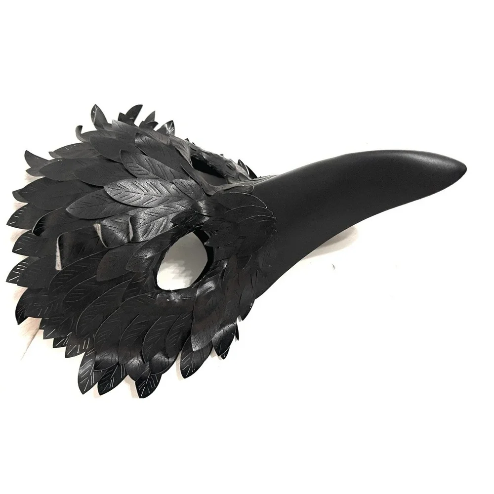 Spirit Halloween Adult Crow Raven Costume Masquerade Mask One Size Head Strap